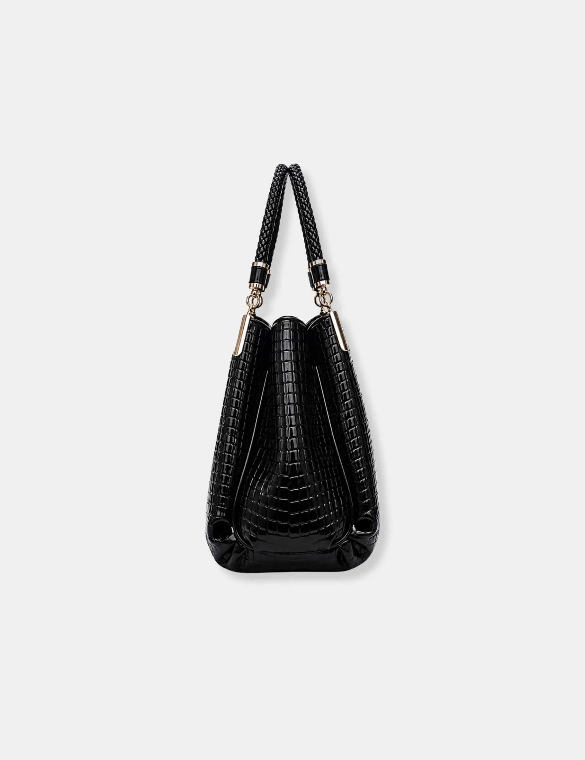 Sac croco noir