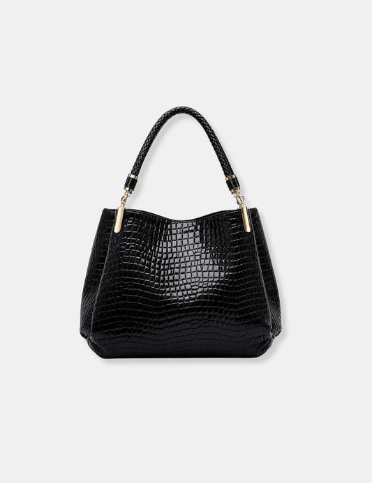 Sac croco noir