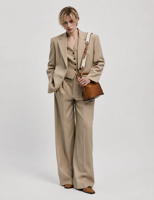 Sac seau cuir
