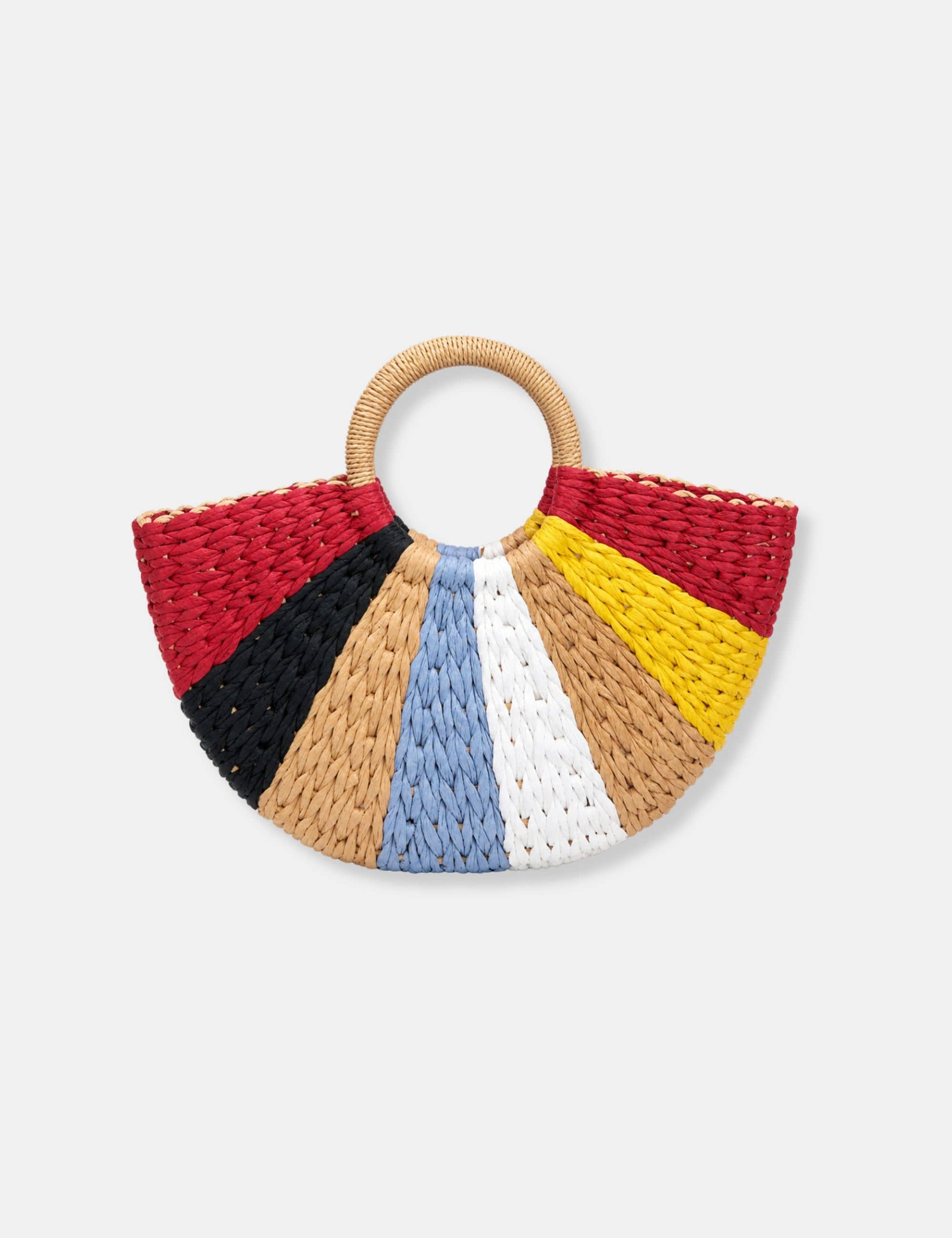 Sac tressé paille