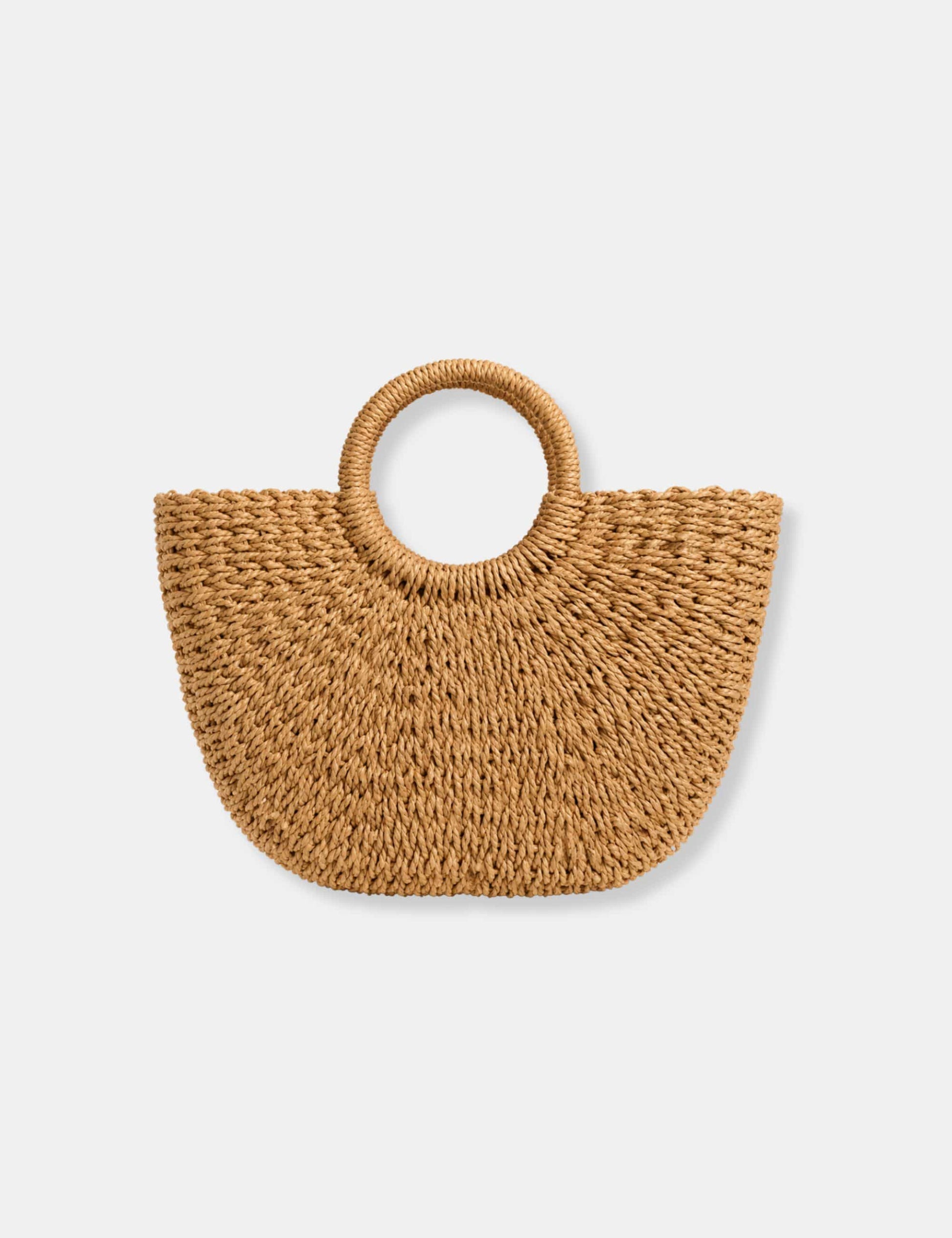 Sac tressé paille
