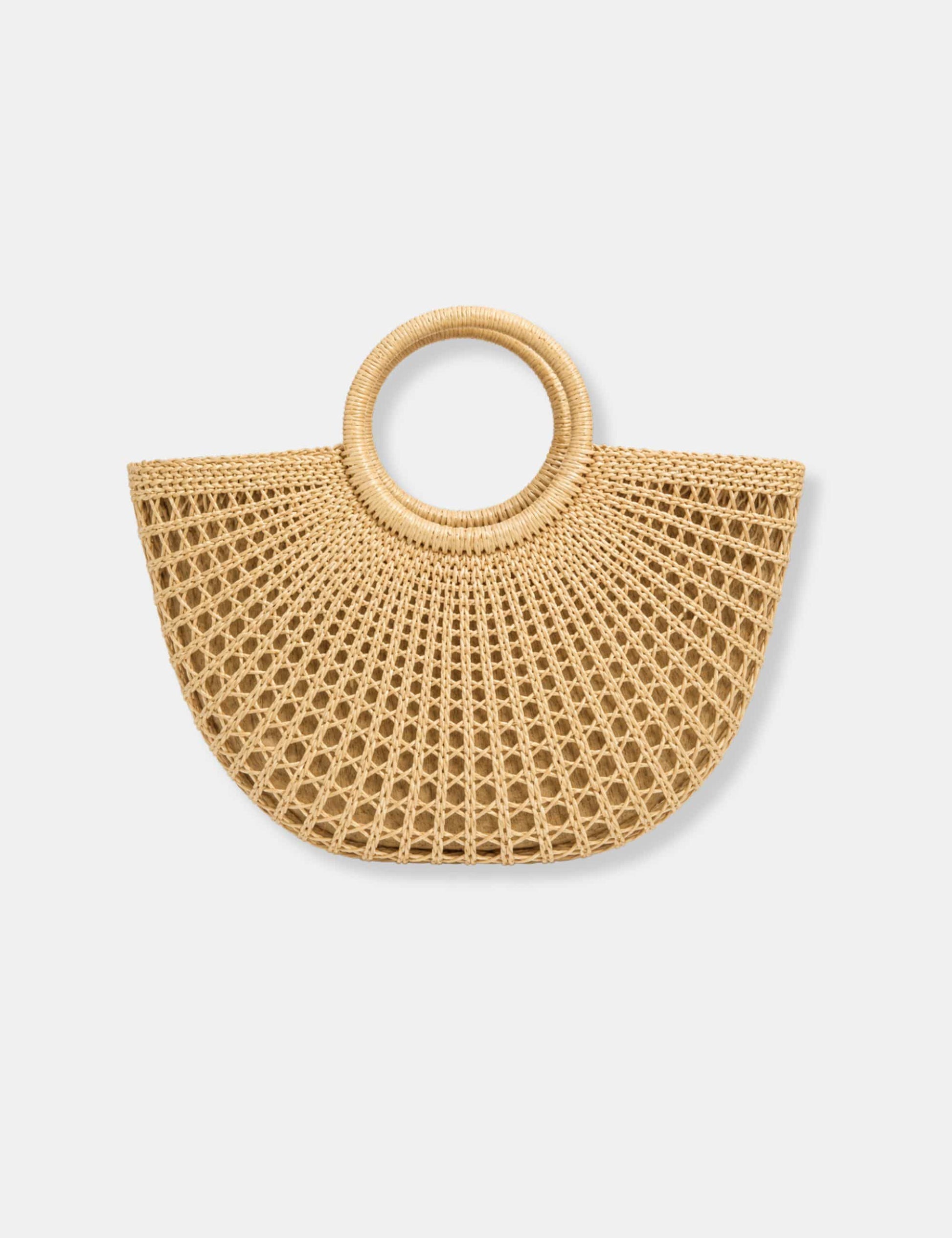 Sac tressé paille