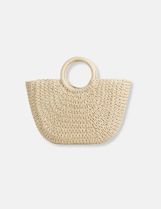 Sac tressé paille