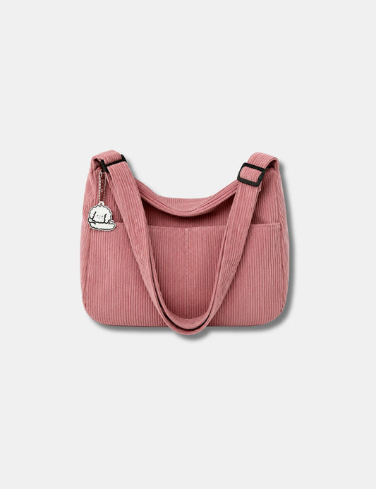 Sac velours côtelé